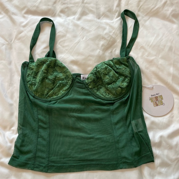 Princess Polly Tops - Princess Polly Foresta bustier top